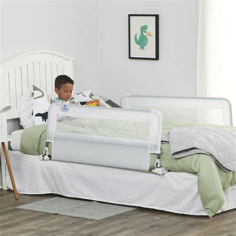 Regalo Hideaway Double Sided Bed Rail Guard With Reinforced Anchor
