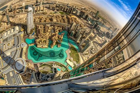 Burj Khalifa Top View Looking Down
