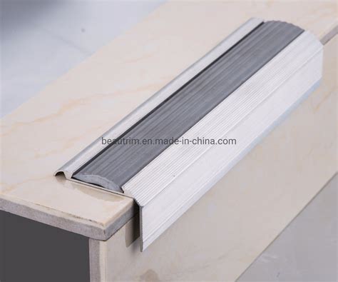 Building Material Aluminum Profile Anti Slip Stair Nosing China Tile Trim And Stair Nosing