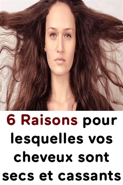 6 Raisons pour lesquelles vos cheveux sont secs et cassants