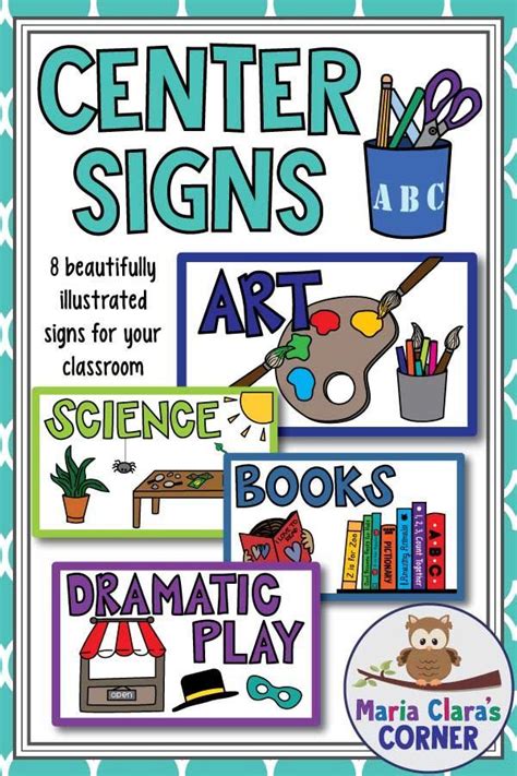 Classroom Center Signs Classroom Center Signs Preschool Classroom