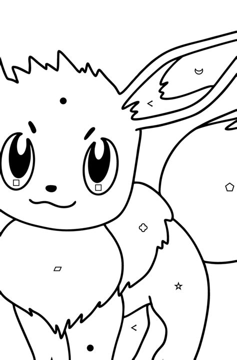 Mewarnai Gambar Pokémon Go Eevee Online Dan Cetak Gratis