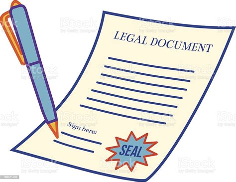 Legal Document Stock Illustration Download Image Now Istock