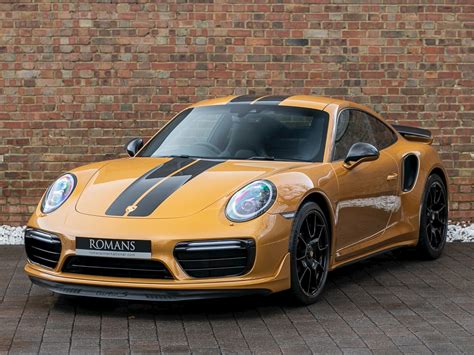 2018 Used Porsche 911 Turbo S Exclusive Series Golden Yellow Metallic