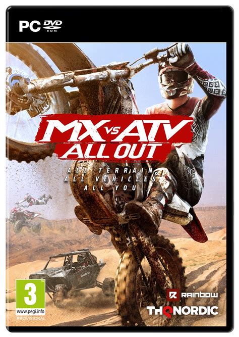 Choose between bikes, atvs, utvs, refine your rider style at your private compound and blast across massive open worlds to compete head to head in various game modes! MX vs ATV All Out jeu de course sur PC Just for Games