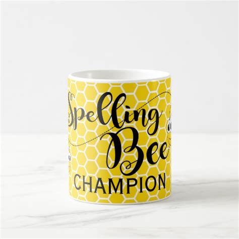 Spelling Bee Champion Prize 1st Runner Up Coffee Mug