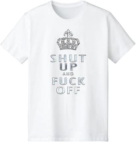 keep calm and letter shut up and fuck off t tee short sleeve t shirts cotton