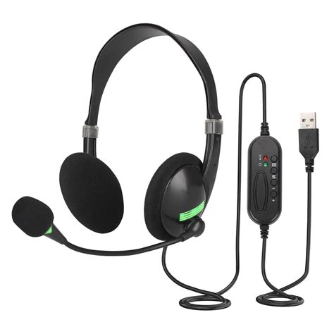 Tsv Usb Headset With Microphone Stereo Noise Cancelling Computer