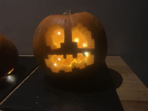 Made A Minecraft Pumpkin Rminecraft
