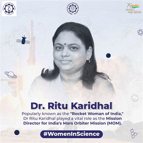 Meet Dr Ritu Karidhal Indias Inspiring Rocket Woman 🇮🇳 Who Led The
