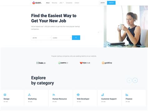 Job Board Bootstrap Free Template By Bootstrap Lily Epicpxls