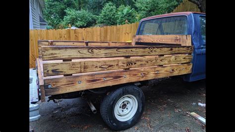 Adding Sides To My Diy Wooden Truck Bed Youtube