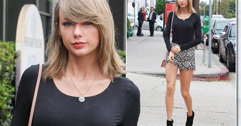 Taylor Swift Flashes Endless Legs In Tiny Shorts As Stunning Star