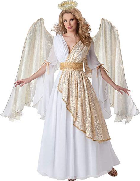 Incharacter Costumes Womens Heavenly Angel Costume Whitegold Large