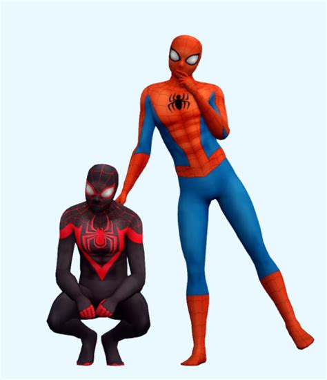 A Simblr Spiderman Outfit Sims 4 Sims 4 Mods