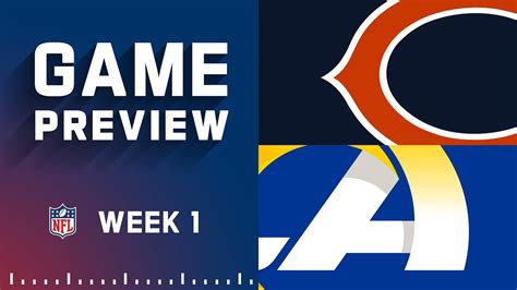 chicago bears vs los angeles rams week 1 nfl game preview win big sports