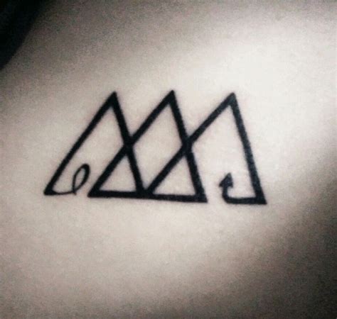 The Three Triangles Represent The Past Present And Future Of