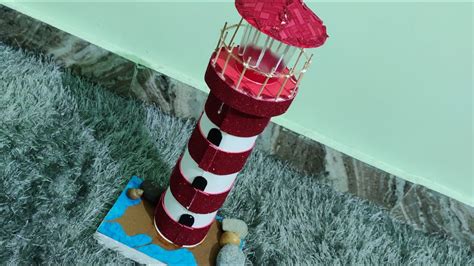 Light House Project Making Idea For School With Waste Materialsdiy