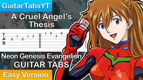 Neon Genesis Evangelion - A Cruel Angel's Thesis Opening Guitar