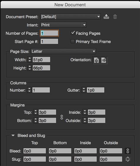 print design - Indesign - how to set up a page for printing with crop
