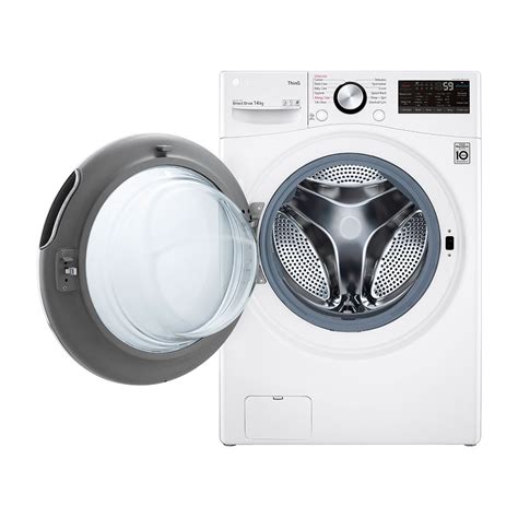 Lg Wxl1014w 14kg White Front Load Washer Appliance Giant