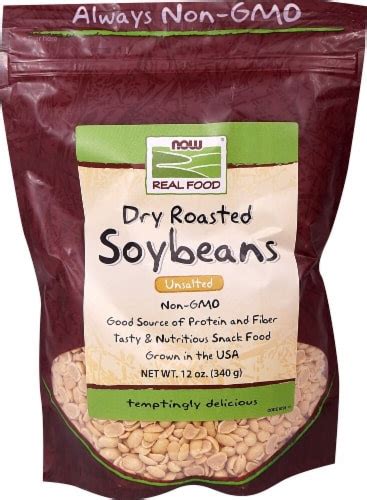 Now Real Food™dry Roasted Soybeans Unsalted 12 Oz Kroger