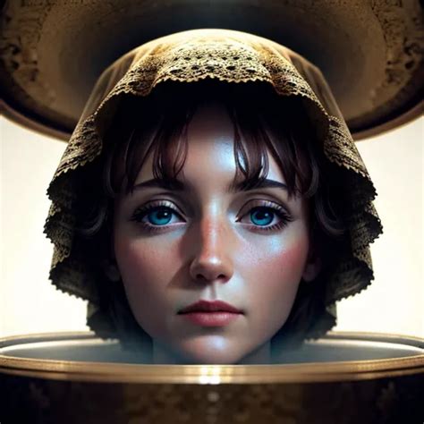 Dopamine Girl 8k Photorealistic Photo Of A Head Inside A Vigina