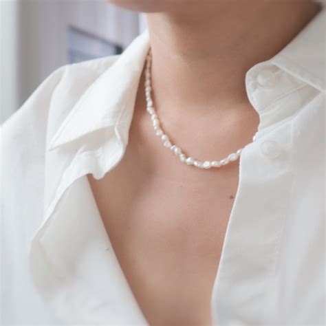 Jewelry Freshwater Pearl Necklace Pearl Necklace Pearl Layering