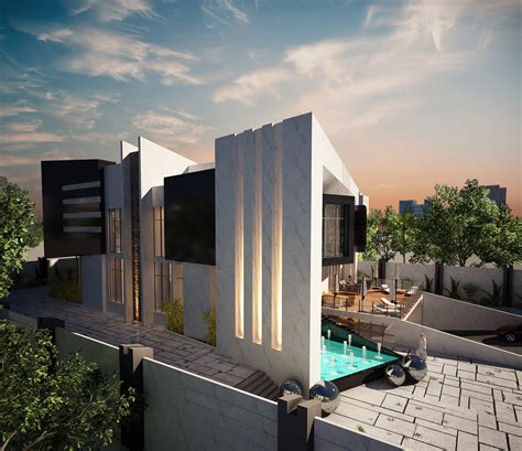 Contemporary Villa Qatar On Behance