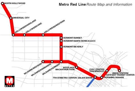 Metro Red Line Map 1 Flickr Photo Sharing