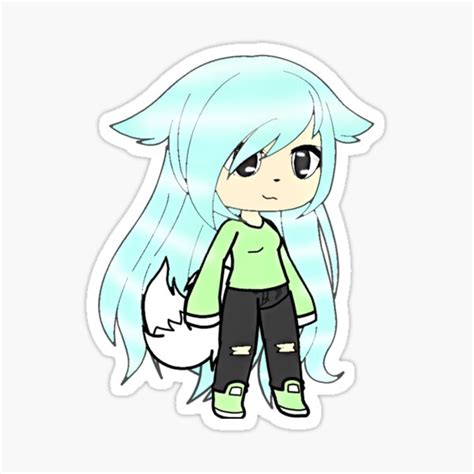 Gacha Life Cute Gacha Girl Sticker For Sale By Bloamineads