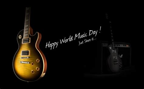 Free Download World Music Day Guitar Wallpaper 1920x1200 For Your