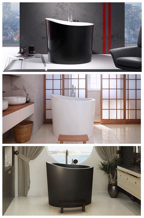 Japanese bathtubs offer a unique bathing experience in therapeutic hot water. Japanese bathtubs (With images) | Japanese bathtub ...