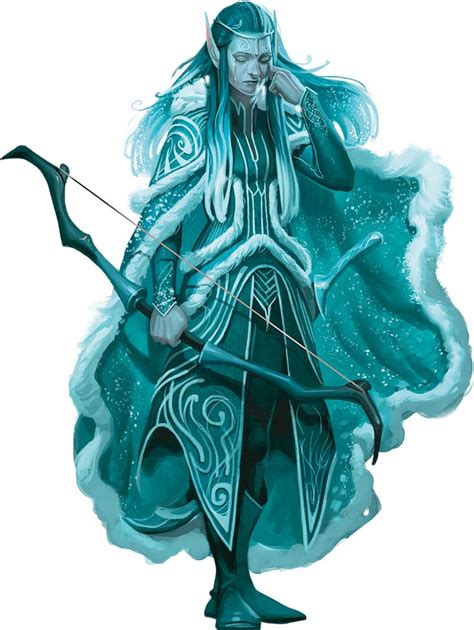 Winter Eladrin Character Portraits Dungeons And Dragons Characters Female Characters
