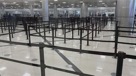 Main Security Checkpoint At Atlanta Airport Reopens After Deep Cleaning