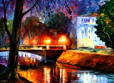 Memories Of The First Love — Palette Knife Oil Painting On Canvas By
