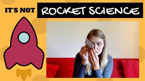 Its Not Rocket Science Idioms With Izz Youtube