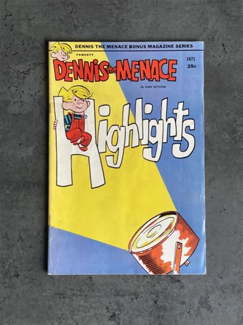 Dennis The Menace Bonus Magazine Series Highlights No90 Fawcett 1971