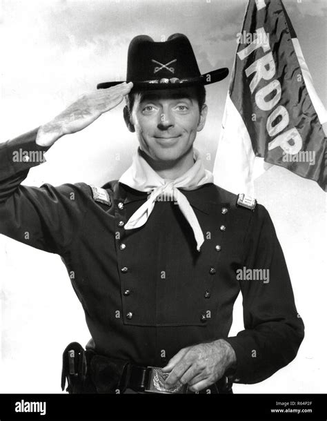 Ken Berry In Character As Captain Wilton Parmenter F Troop Circa