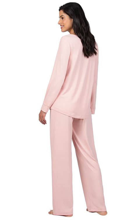 Addison Meadowpajamagram Naturally Nude Long Sleeve Pajamas Pink In Storefront Catalog Pjg