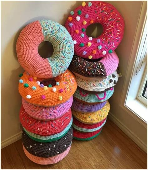Buy doughnut cushion and get the best deals at the lowest prices on ebay! 20+Awesome DIY Donut Craft Project Ideas - Happiness is Homemade