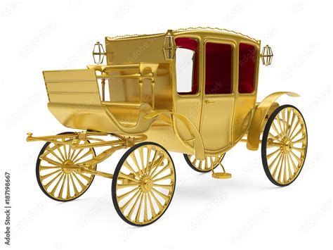 Vintage Carriage Isolated Stock Illustration Adobe Stock
