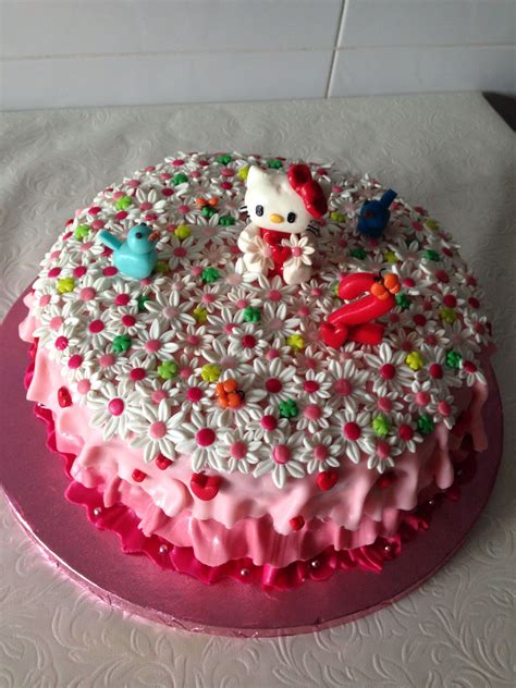 The official twitter account of hello kitty. Hello Kitty Fondant Kuchen | Dulces