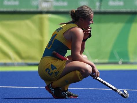 In front of a near capacity crowd. Rio 2016 Olympics; Hockeyroos; Anita McLaren; Kathryn Slattery