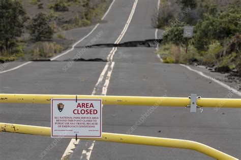 2018 Kilauea Volcano Eruption Damage Hawaii Stock Image C0443129