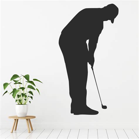 Golf Putter Wall Sticker Sport Wall Art