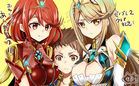 Pyra Mythra And Rex Xenoblade Chronicles And 1 More