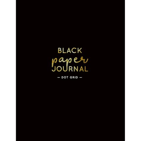 Black Paper Journals Black Paper Journal Dot Grid 85x11 Large A4