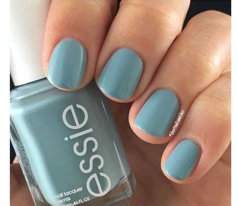 Loving This Essie Teal Light Blue Polish Teal Nails Aqua Nails Cute