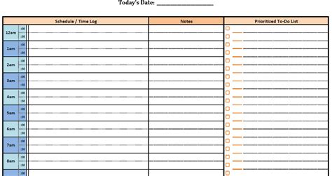 Student Daily Planner Archives My Excel Templates